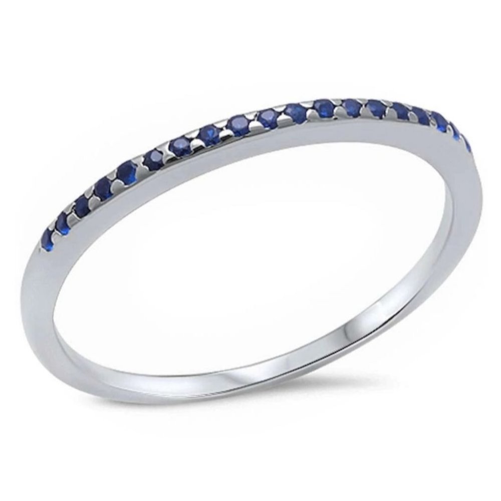 Blue Sapphire Band